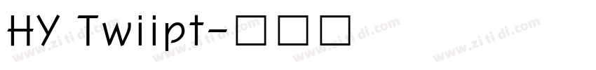 HY Twiipt字体转换